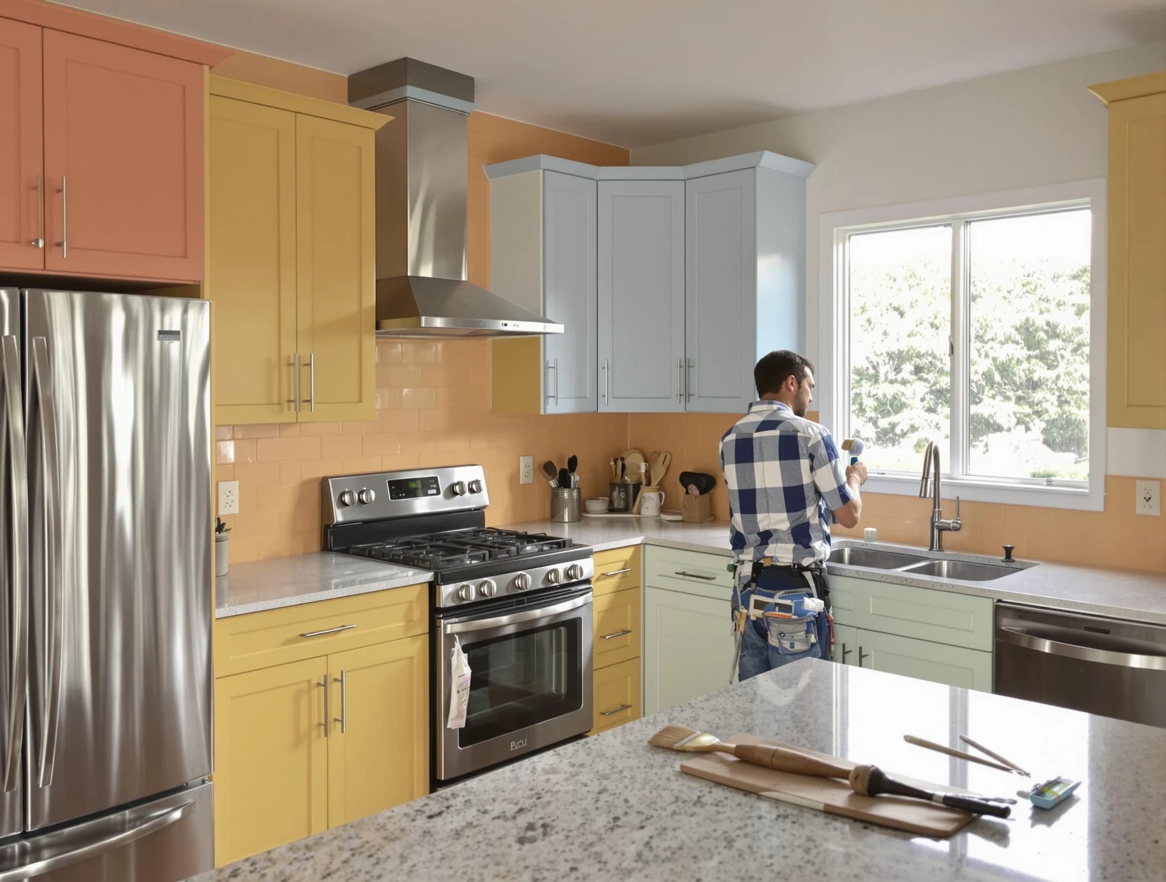 Kitchen and Cabinet Refinish in Westlake
